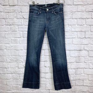 7 For All Mankind Bootcut Jagger Jeans 27 Dark